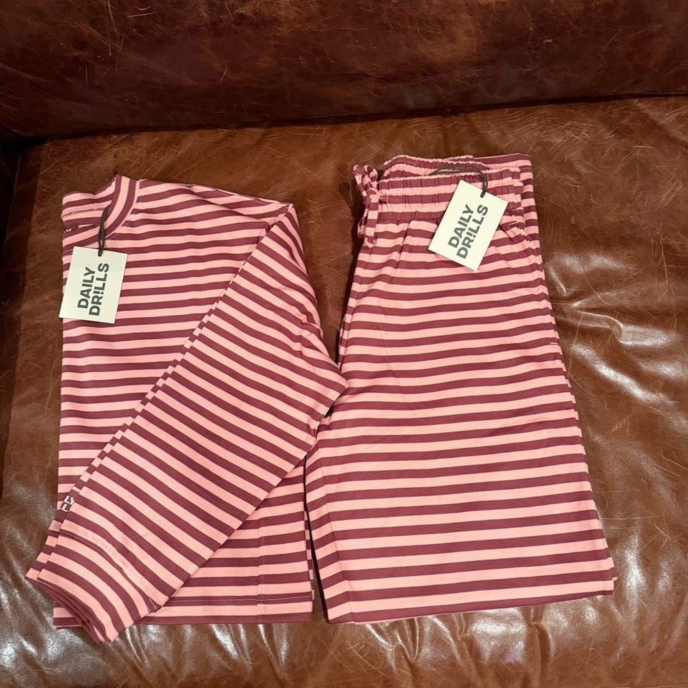 Daily Drills Striped Set